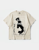Camiseta Opbe Big Front Oversize Basic Beige