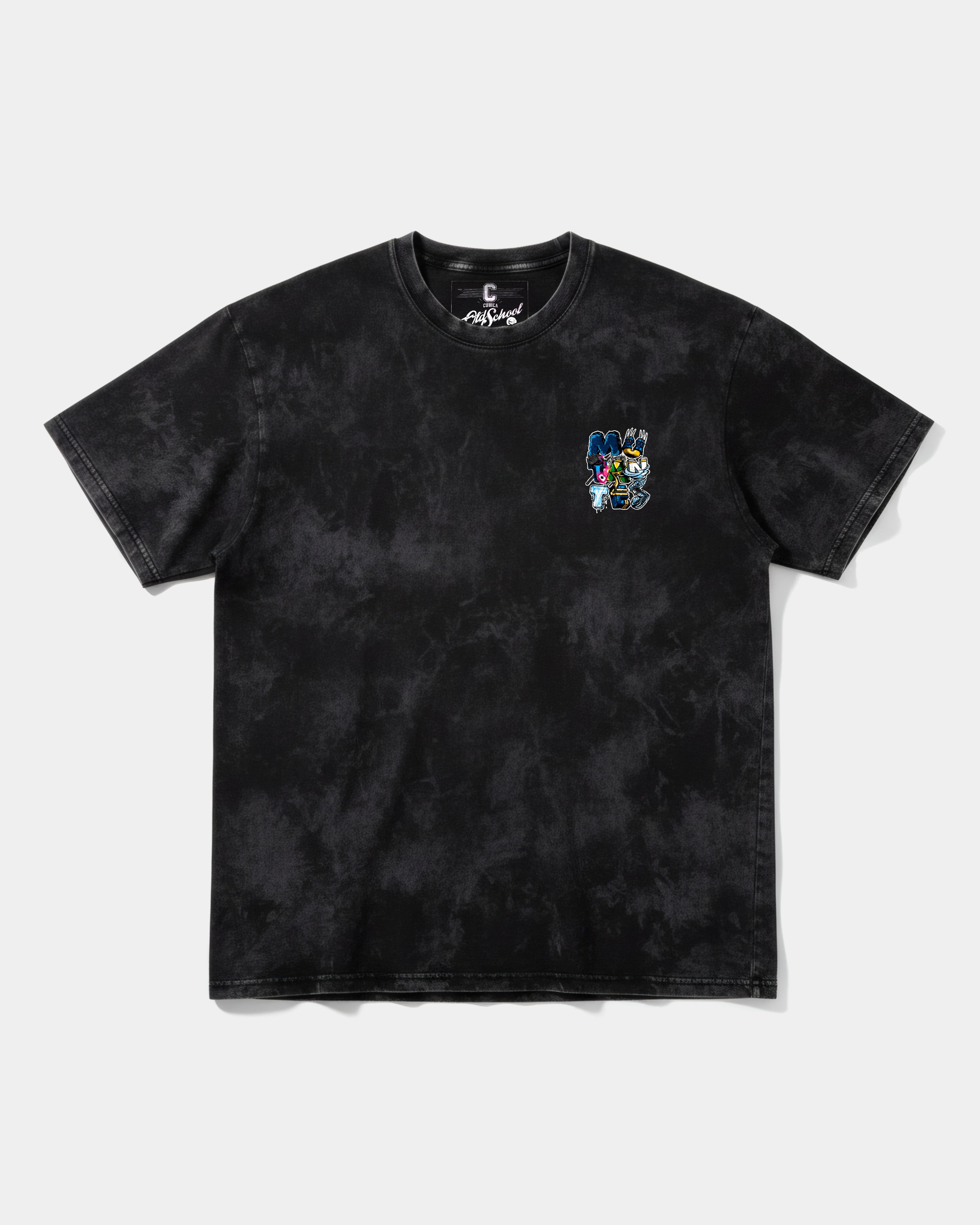Camiseta Mutantes Pocket Front Oversize Acid