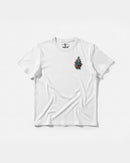 Camiseta Hippie Tiger Pocket Front Regular Basic Blanco