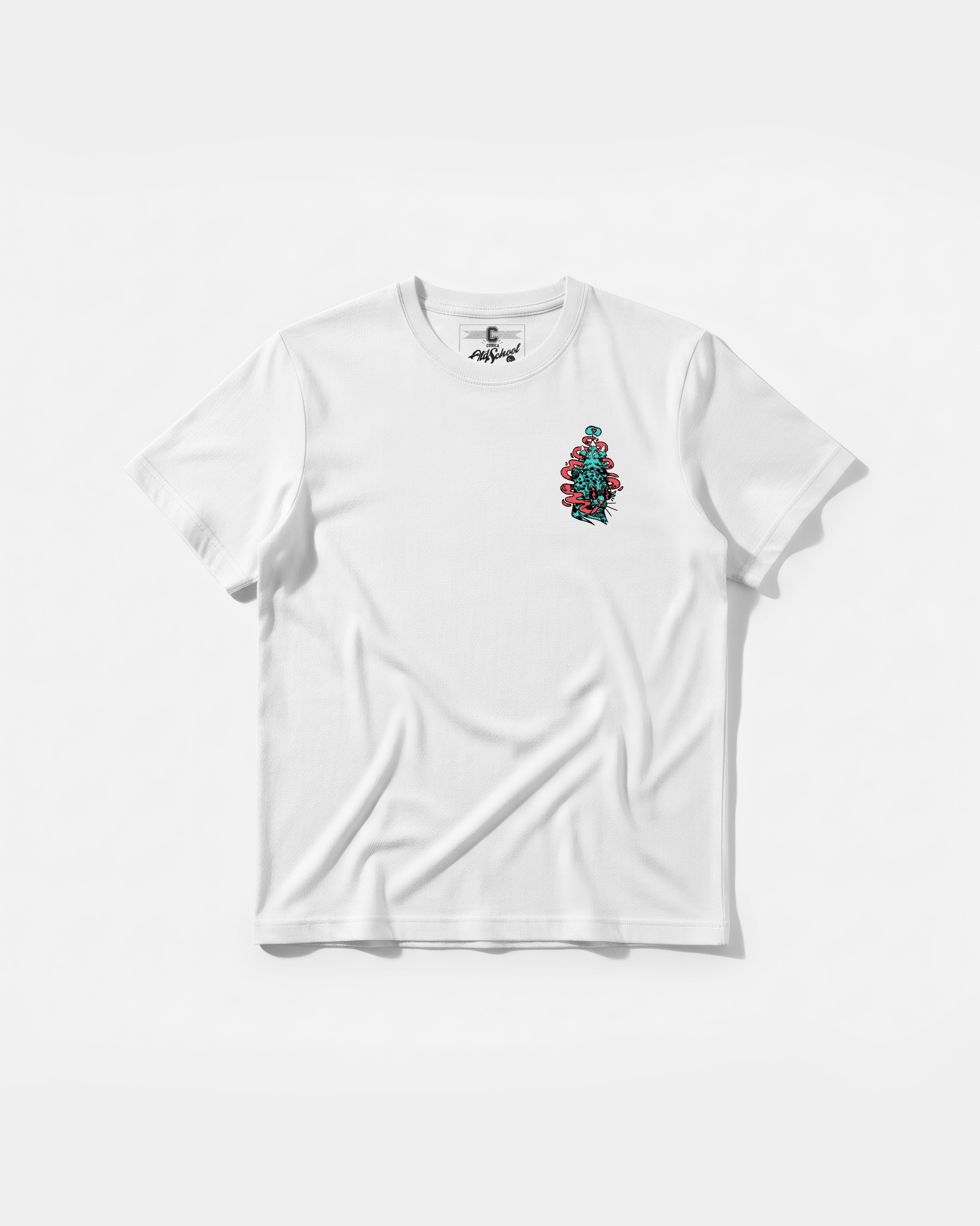 Camiseta Hippie Tiger Pocket Front Regular Basic