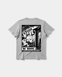 Camiseta Hero Of The Wave Big Back Regular Basic Gris