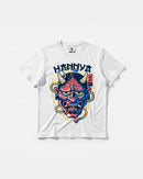 Camiseta China Hannya Big Front Regular Basic Blanco