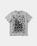 Camiseta The Diamond Big Front Regular Basic Gris