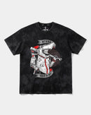 Camiseta Baseball Shark Big Front Oversize Acid Negro