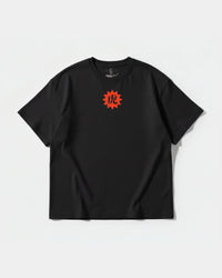 Camiseta Just Be Stronger Chest Front Oversize Basic Negro