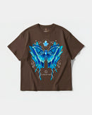 Camiseta Libertad White Big Front Oversize Basic Marron