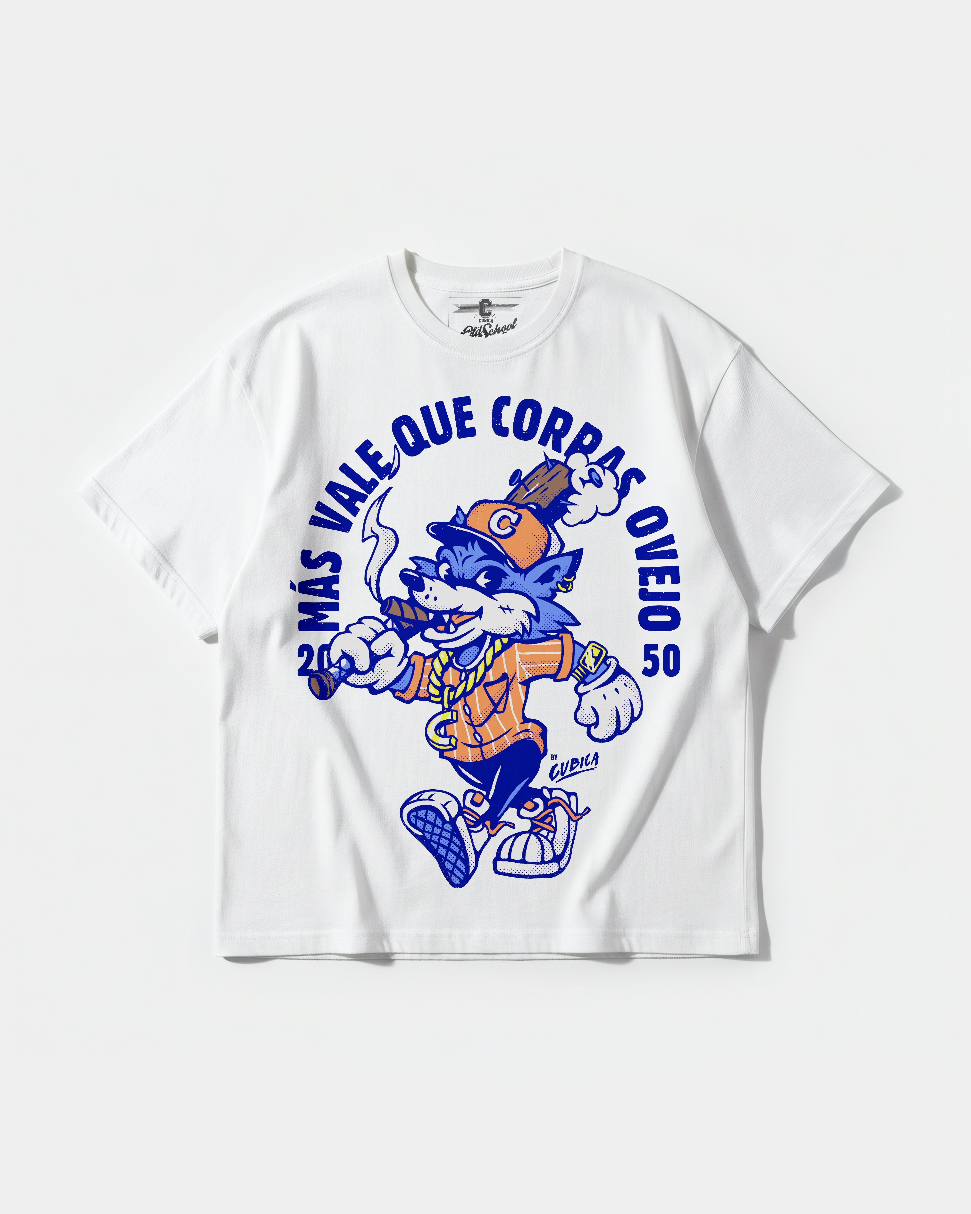 Camiseta Mas Vale Que Corras Big Front Oversize Basic