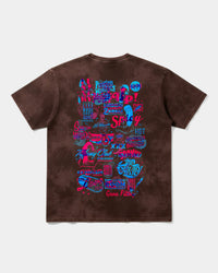 Camiseta Spicy Girl Big Back Oversize Acid Marron