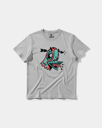 Camiseta Crazy Paloma Big Front Regular Basic Gris