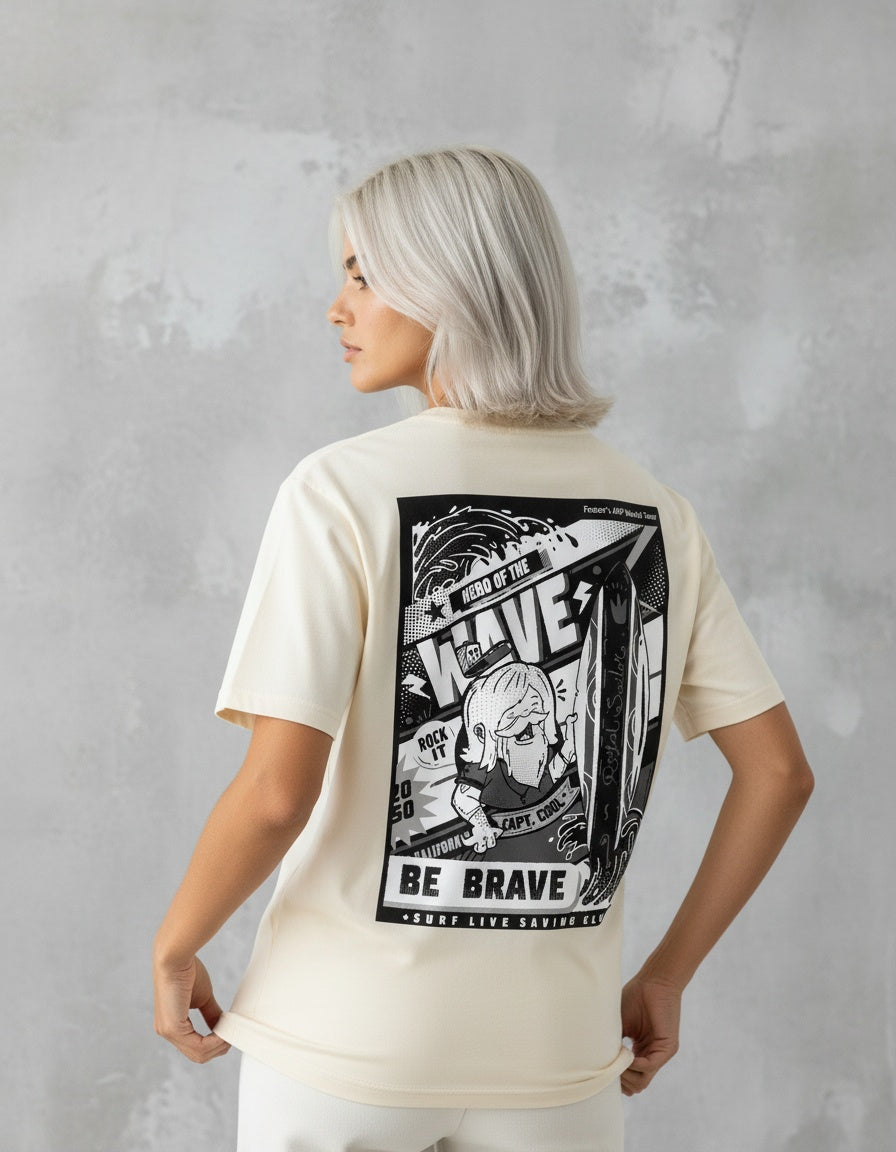 Modelo mide 1,64m y usa talla S