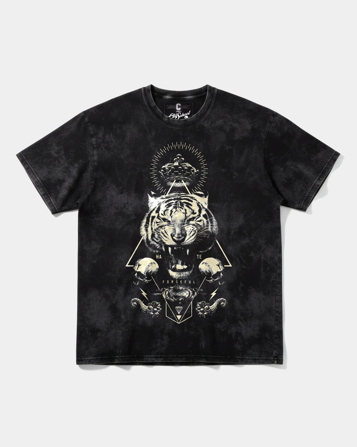 Forceful Big Front Oversize Acid T-Shirt