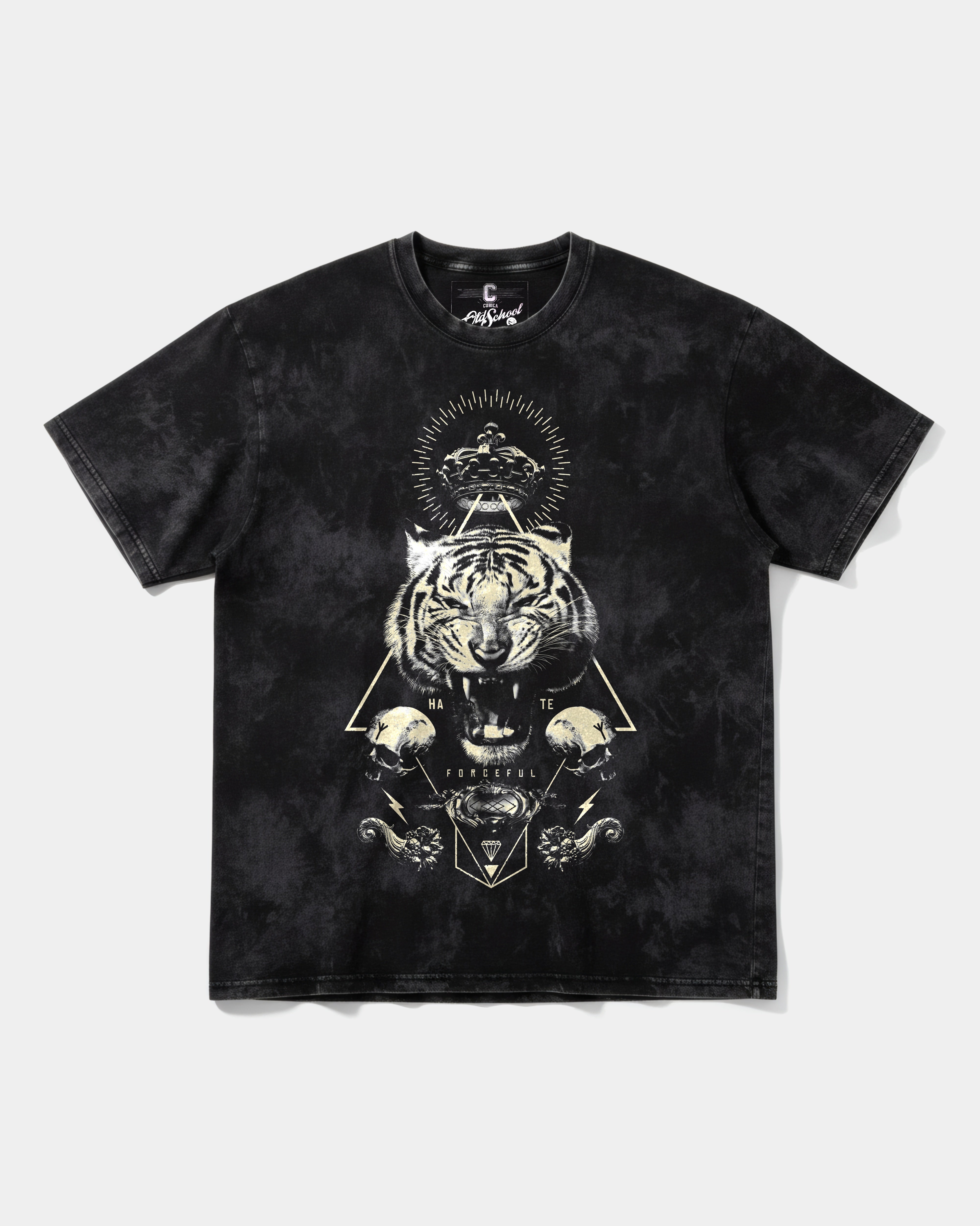 Camiseta Forceful Big Front Oversize Acid