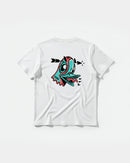 Camiseta Crazy Paloma Big Back Regular Basic Blanco