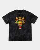 Camiseta Leopard Big Front Oversize Acid Negro