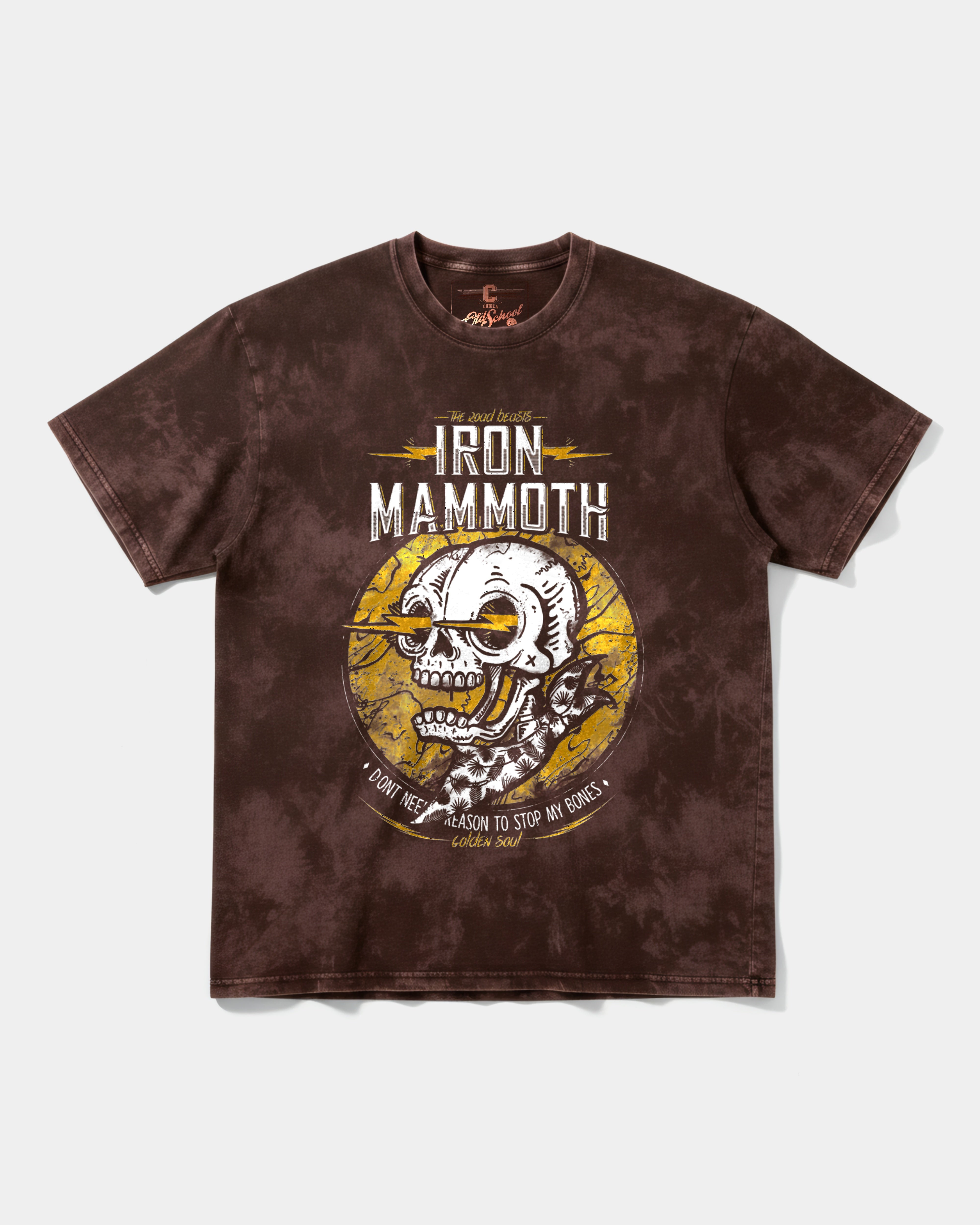 Camiseta Iron Mammoth Big Front Oversize Acid