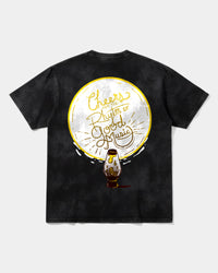 Camiseta Cheers Good Music Big Back Oversize Acid Negro