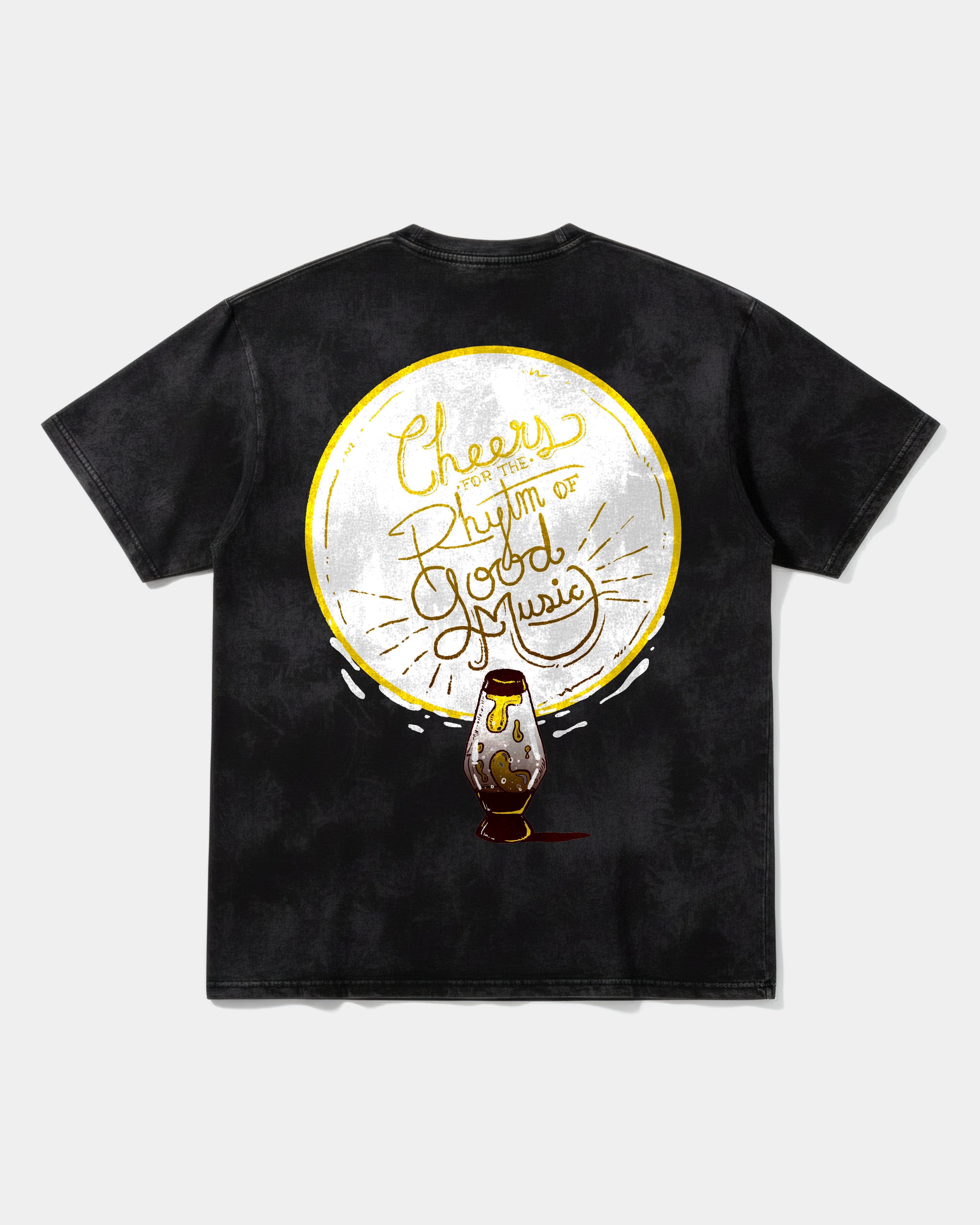 Camiseta Cheers Good Music Big Back Oversize Acid
