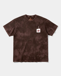 Camiseta Hot Friday White Pocket Front Oversize Acid Marron