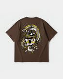 Camiseta Sea Soldier Big Back Oversize Basic Marron