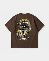Camiseta Sea Soldier Big Back Oversize Basic Marron