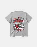 Camiseta Wasting Time 777 Big Back Regular Basic Gris