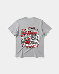 Camiseta Wasting Time 777 Big Back Regular Basic Gris