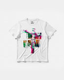 Camiseta Cristo Big Front Regular Basic Blanco