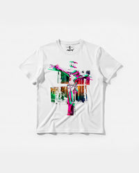 Camiseta Cristo Big Front Regular Basic Blanco
