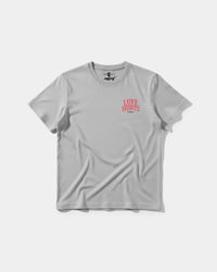 Camiseta Cubica Love Hurts Pocket Regular Gris