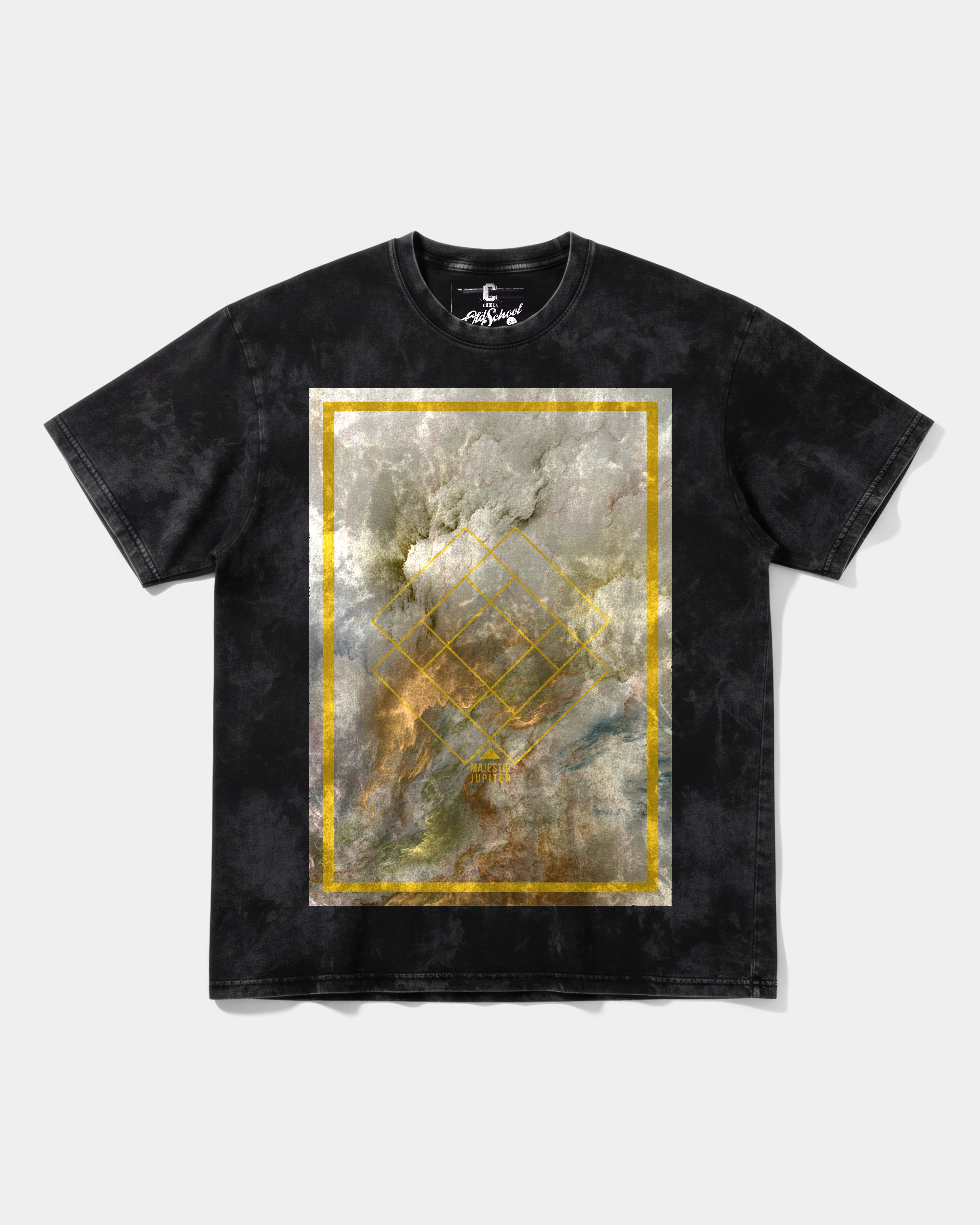 Camiseta Majestic Jupiter Big Front Oversize Acid