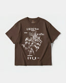 Camiseta Lucky Big Front Oversize Basic Marron