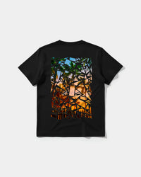 Camiseta Crystal Beach Big Back Regular Basic Negro