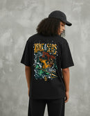 Modelo mide 1,83m y usa talla L