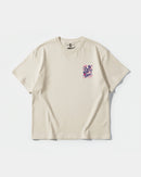 Camiseta Party Beach Pocket Front Oversize Basic Beige
