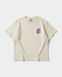 Camiseta Party Beach Pocket Front Oversize Basic Beige