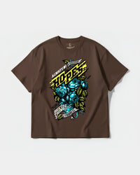 Camiseta Hopes Big Front Oversize Basic Marron