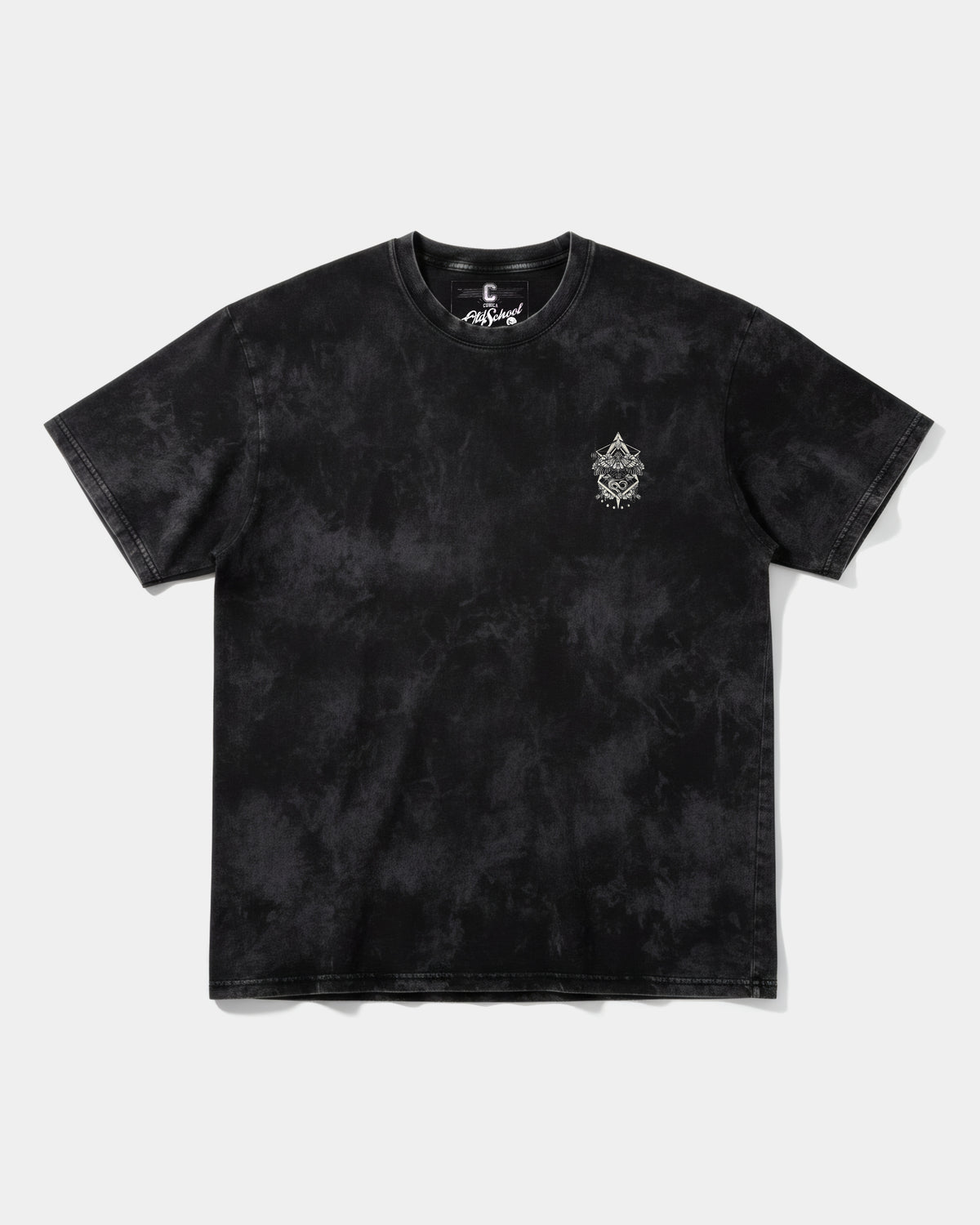 Fire Wings Pocket Front Oversize Acid T-Shirt