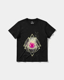 Camiseta Galatic Skull Big Front Regular Basic Negro