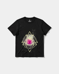 Camiseta Galatic Skull Big Front Regular Basic Negro