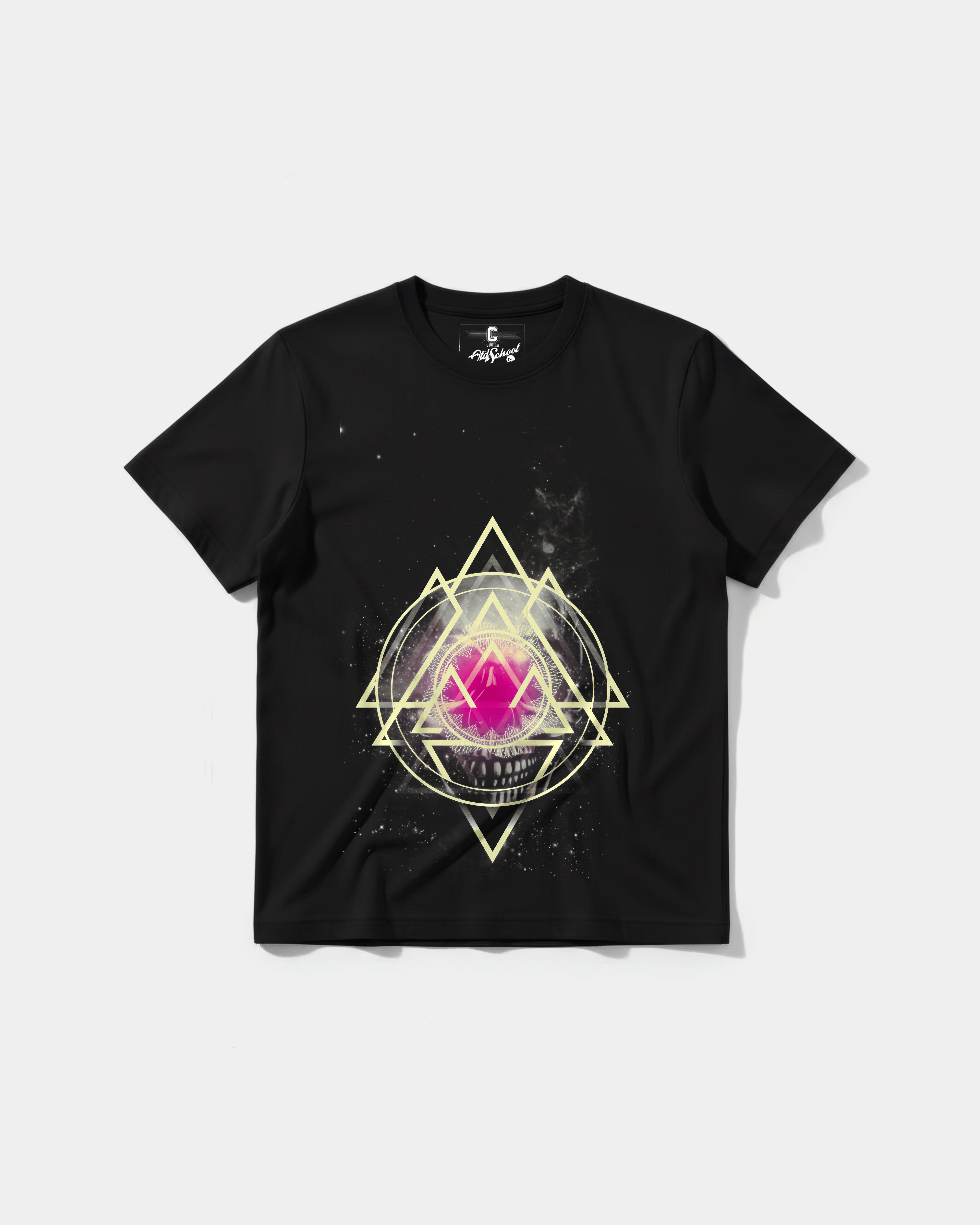 Camiseta Galactic Skull Big Front Regular Basic