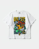 Camiseta King Of Seas Big Front Oversize Basic Blanco