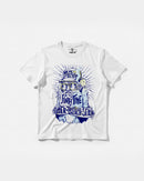 Camiseta Rock Da Body Big Front Regular Basic Blanco