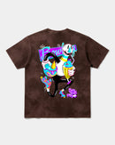 Camiseta Enjoy Sweet Play Big Back Oversize Acid Marron