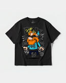 Camiseta Tio Sam White Big Front Oversize Basic Negro