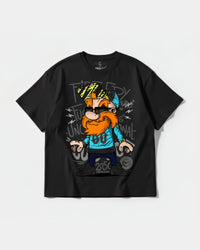Camiseta Tio Sam White Big Front Oversize Basic Negro