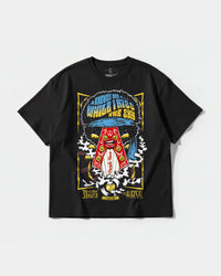 Camiseta Hendrix Big Front Oversize Basic Negro