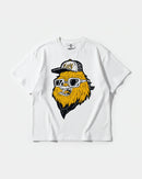 Camiseta Chewie Hippie Big Front Oversize Basic Blanco