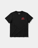 Camiseta Cubica Love Hurts Pocket Regular Negro