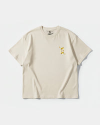 Camiseta King S Cocktail Pocket Front Oversize Basic Beige