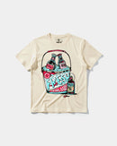 Camiseta Fresh Drink Big Front Regular Basic Beige